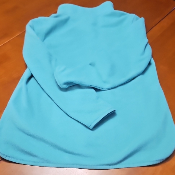 L.L. Bean Teal Fleece Jacket - Picture 6 of 10